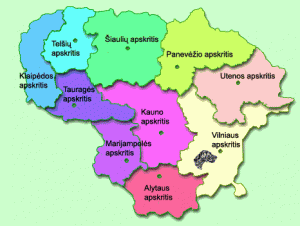 KADD žemėlapis